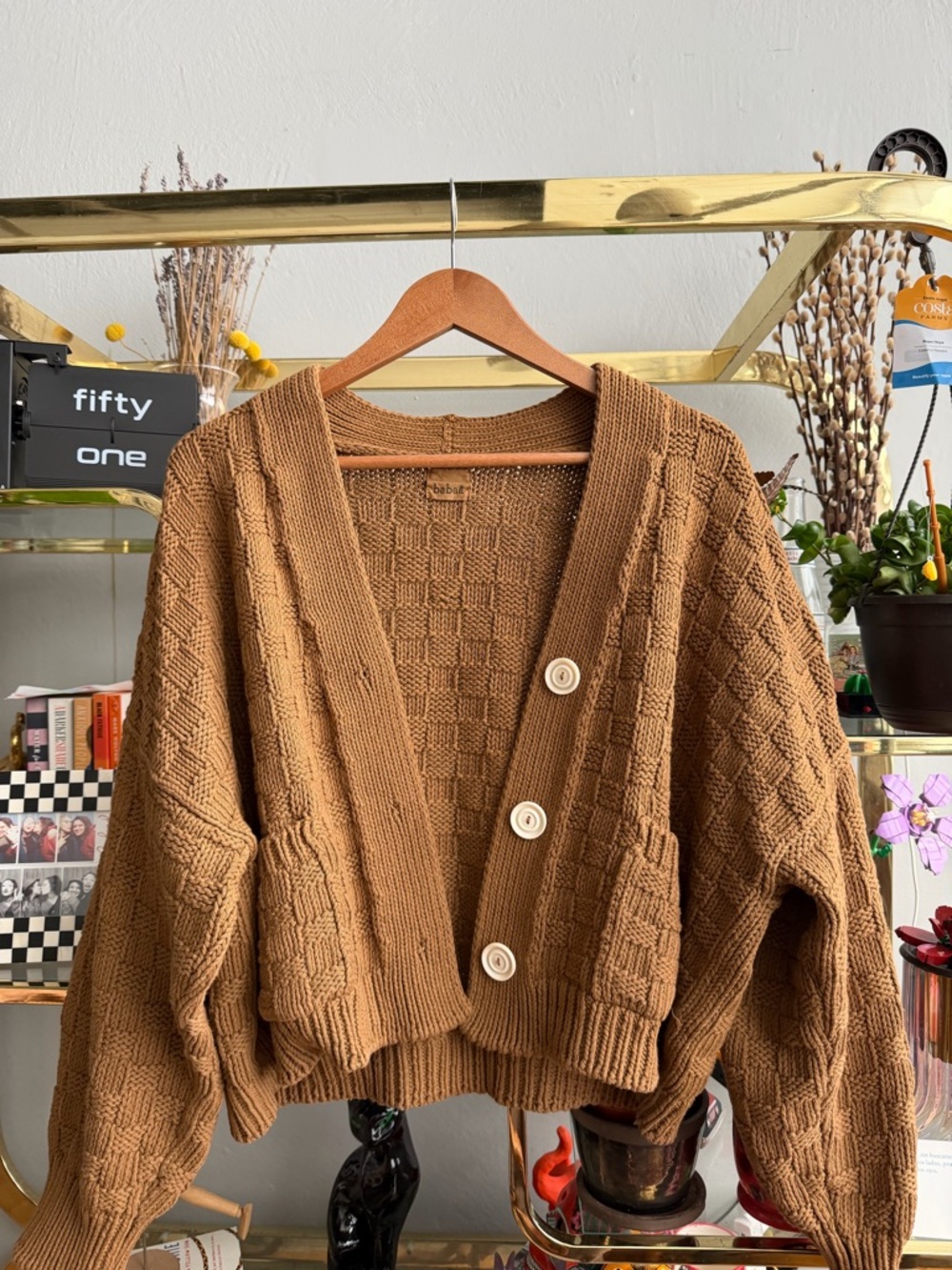 Babaà No 3 Cardigan in Sukkari